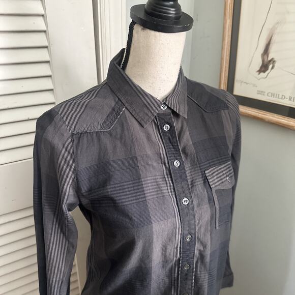 COMPTOIR DES COTONNIERS Shirt Dress Womens 38 US M Gray Minimalist Lagenlook - Picture 4 of 13